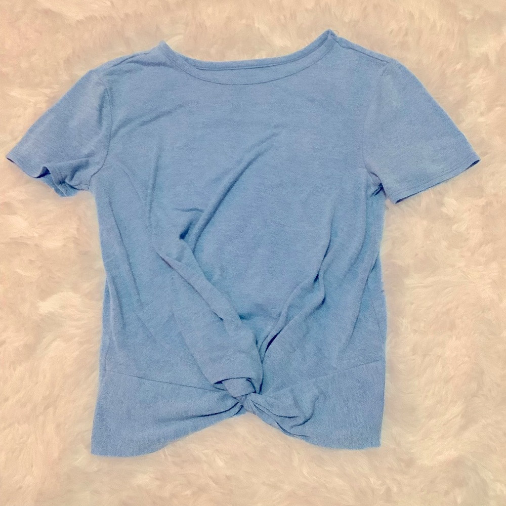 SO soft front tie girls T-shirt
